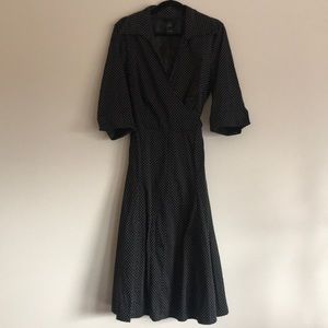 Lane Bryant Polka Dot wrap dress.